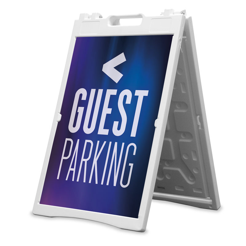 Banners, Welcome, Aurora Lights Guest Parking, 2' x 3'