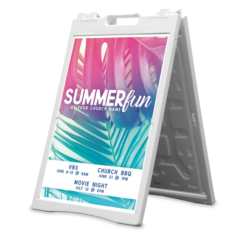 Banners, Summer - General, Summer Fun Pastel, 2' x 3'