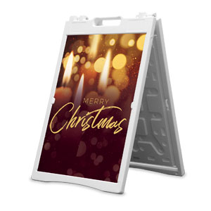 Celebrate Christmas Candles 2' x 3' Street Sign Banners