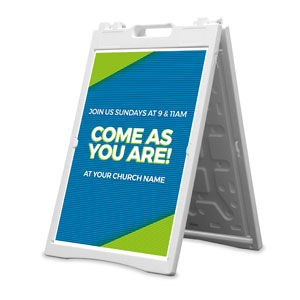 Come As You Are Stripes 2' x 3' Street Sign Banners