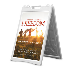 Celebrate the Freedom 2' x 3' Street Sign Banners