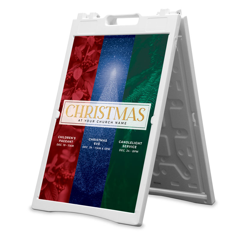 Banners, Christmas, Christmas Events Trio, 2' x 3'