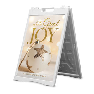 Great Joy Ornament 2' x 3' Street Sign Banners