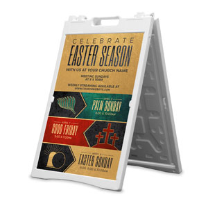 Easter Season Icons 2' x 3' Street Sign Banners