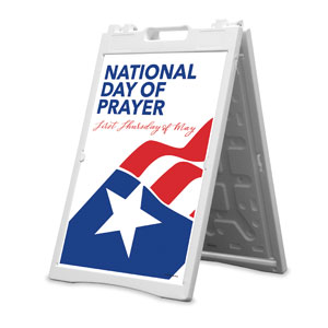 National Day of Prayer Logo 2' x 3' Street Sign Banners
