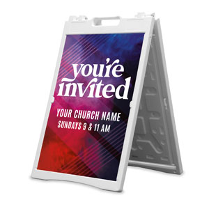 You're Invited Colors 2' x 3' Street Sign Banners