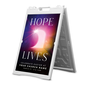 Hope Lives Tomb 2' x 3' Street Sign Banners