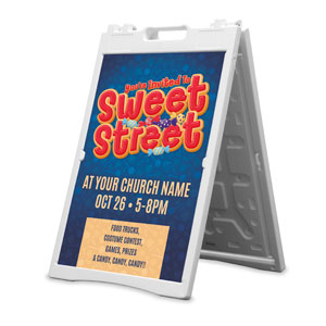 Sweet Street 2' x 3' Street Sign Banners