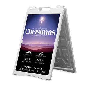 Advent Celebrate the Season 2' x 3' Street Sign Banners