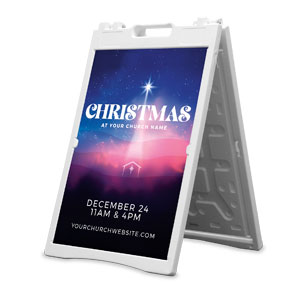 Christmas Stable 2' x 3' Street Sign Banners