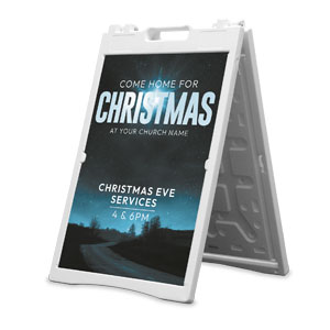 Home for Christmas 2' x 3' Street Sign Banners