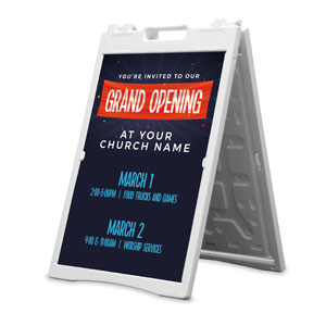 Grand Opening Banner 2' x 3' Street Sign Banners