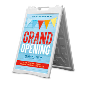 Grand Opening Flags 2' x 3' Street Sign Banners