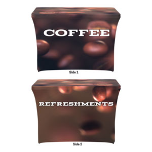 Coffee Beans Coffee Refreshments Stretch Table Covers