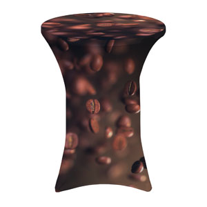 Coffee Beans Blank Stretch Table Covers