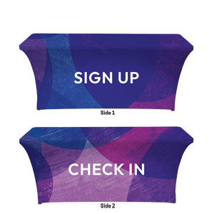 Find Your Community Sign Up Check In Stretch Table Covers