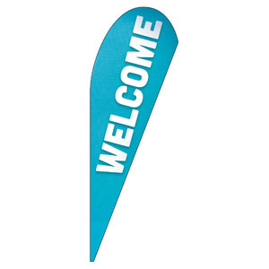 Family Welcome Teardrop Flag Banners