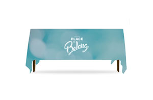 Back to Church Sunday: A Place to Belong Table Throws