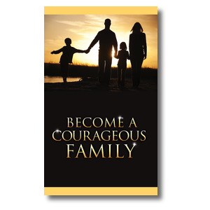 Courageous Family 3 x 5 Vinyl Banner