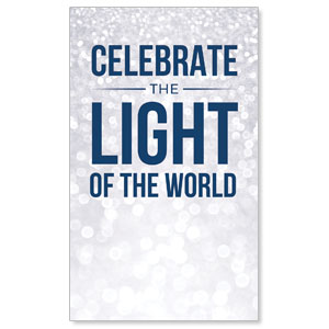 Sparkle Celebrate Light 3 x 5 Vinyl Banner