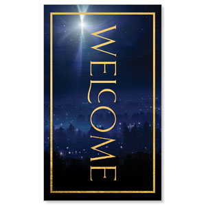 Christmas Together Night Welcome 3 x 5 Vinyl Banner