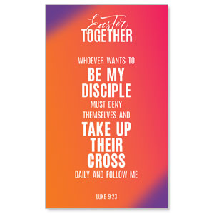 Easter Together Hues Scripture 3 x 5 Vinyl Banner