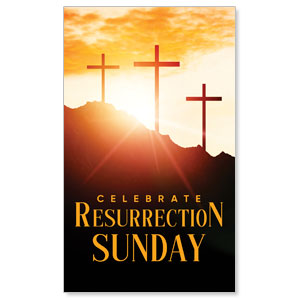 Resurrection Sunday 3 x 5 Vinyl Banner