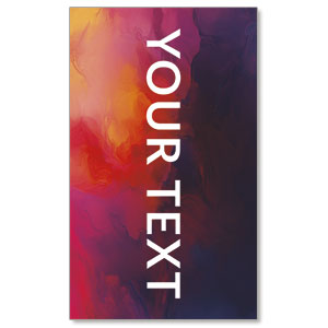 Vibrant Paint Your Text 3 x 5 Vinyl Banner