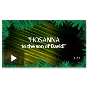Blessed Is He Who Comes Palm Sunday Opener: Mini-Movie Video Downloads