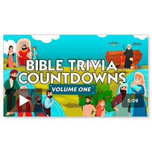 Bible Trivia Volume One: Kids Countdown Video Downloads