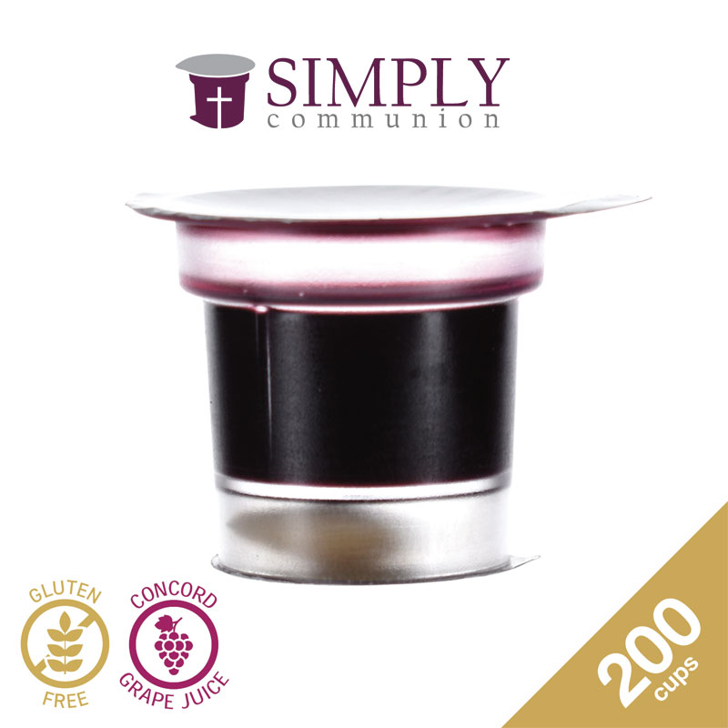Safety Products, Church Supplies, Gluten Free Simply Communion Cups - Pack of 200 - Ships free