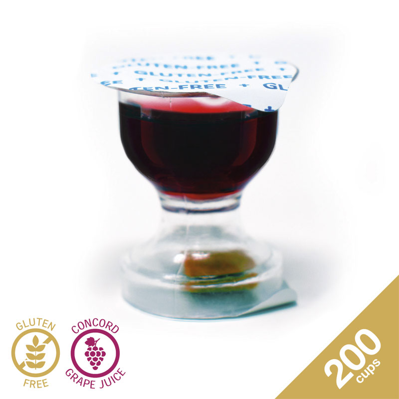 Safety Products, Church Supplies, Gluten Free Chalice Communion Cups - Pack of 200 - Ships free