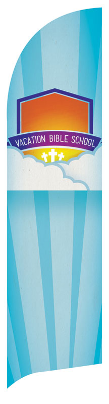 Banners, Summer - General, VBS Clouds Logo, 2' x 8.5'