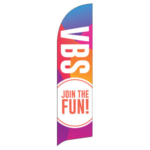 Curved Colors VBS Join the Fun Flag Banner