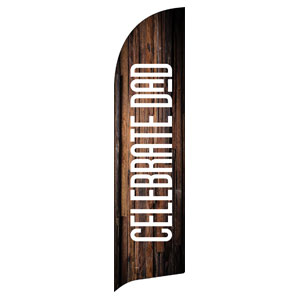 Dimensional Wood Father's Day Flag Banner