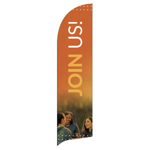 Bringing People to Jesus Flag Banner