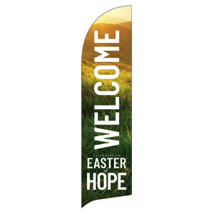 Easter of Hope Meadow Flag Banner