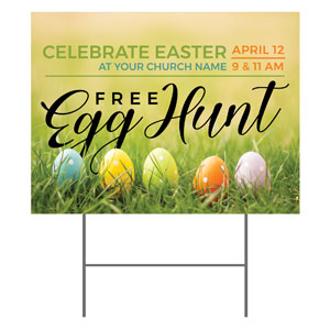 Free Easter Egg Hunt YardSigns