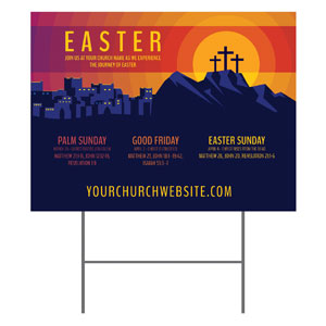 Easter Sunday Graphic YardSigns