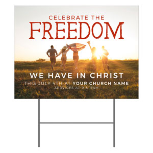 Celebrate the Freedom 18"x24" YardSigns
