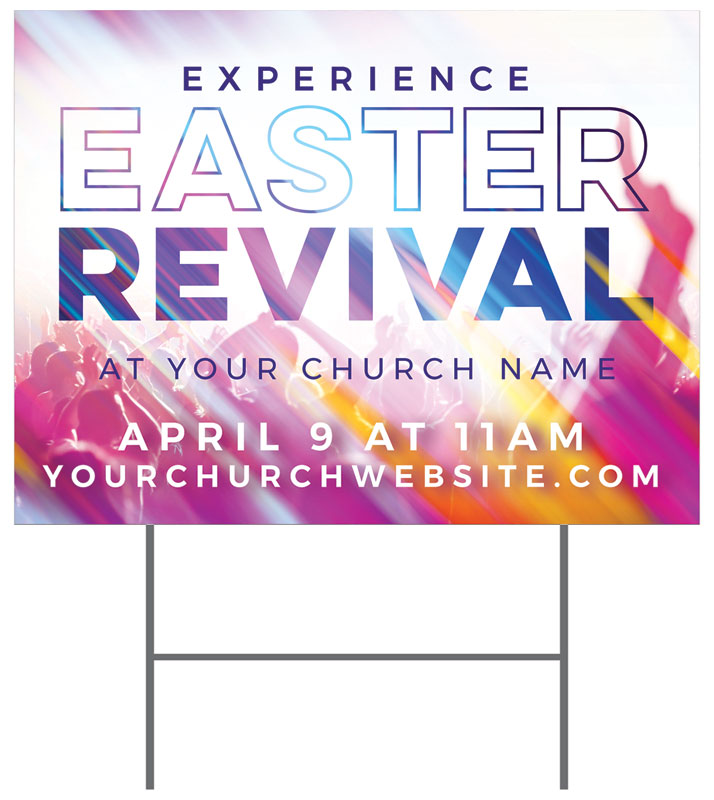 Yard Signs, Easter, Easter Revival, 18 x 24