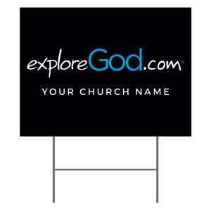 Explore God Logo YardSigns