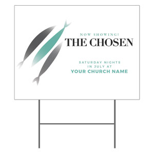 The Chosen Fish Viewing Event 18"x24" YardSigns