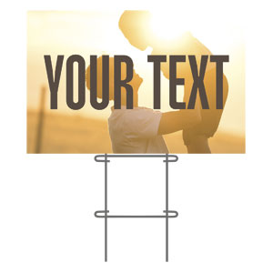 Community People Your Text 36"x23.5" Large YardSigns