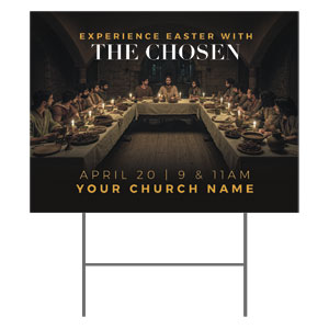 Experience Easter with The Chosen 18"x24" YardSigns